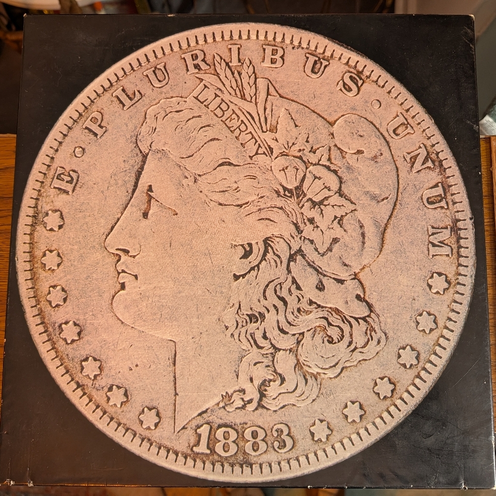 Vintage Silver Dollar 1883 Barbara Coin Jigsaw Puzzle By Springbok